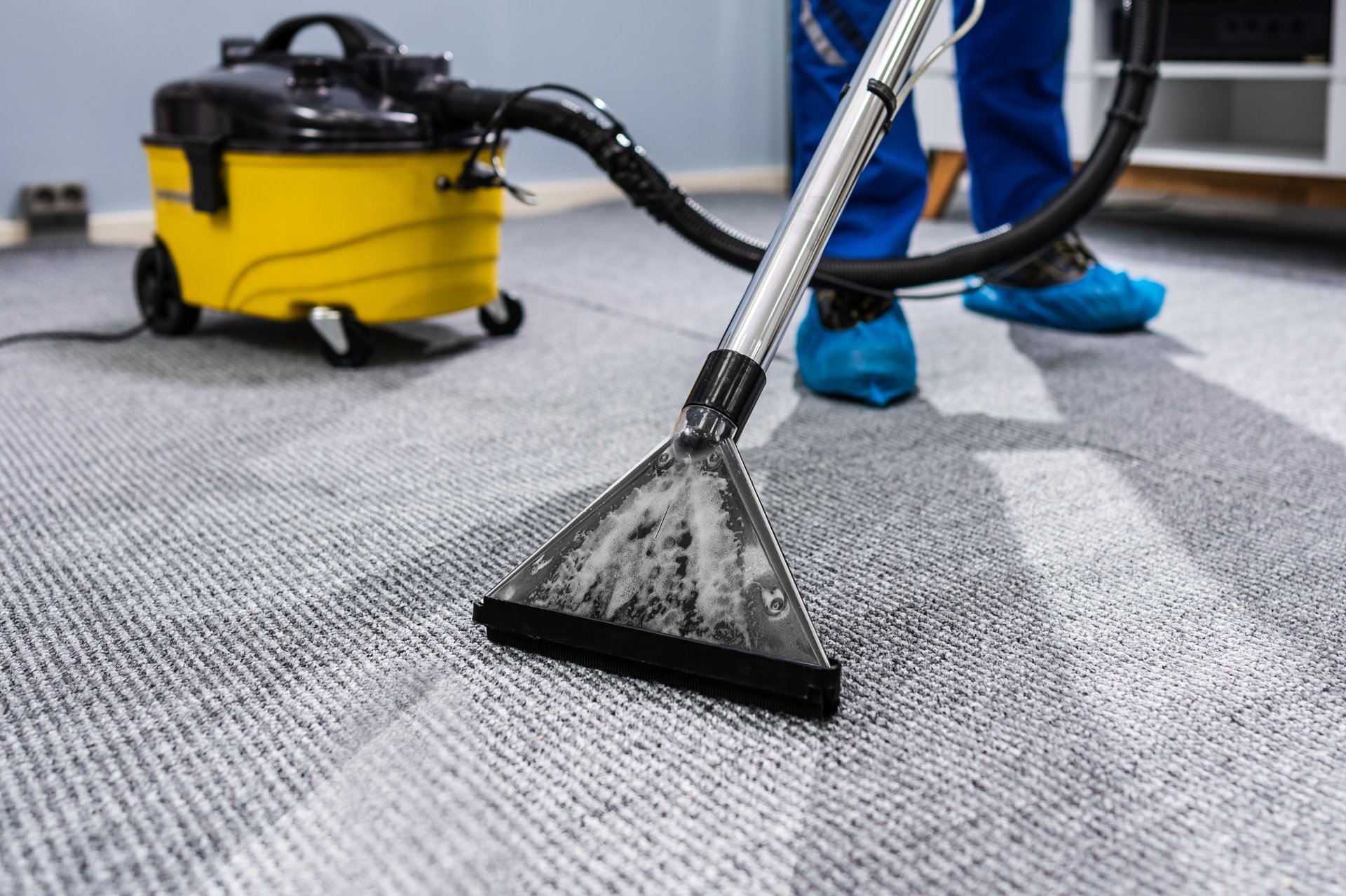 Clean fresh carpet